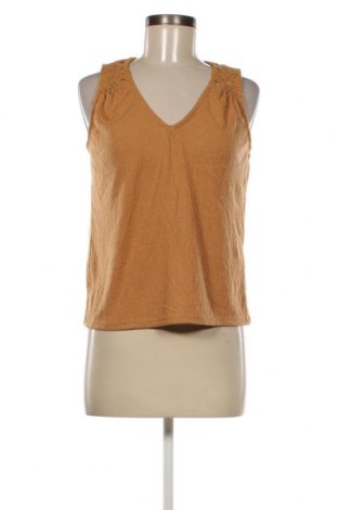 Γυναικείο αμάνικο μπλουζάκι Cache Cache, Μέγεθος S, Χρώμα  Μπέζ, Τιμή 3,14 €