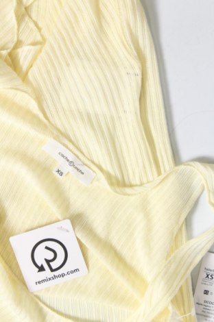 Γυναικείο αμάνικο μπλουζάκι Cache Cache, Μέγεθος XS, Χρώμα Κίτρινο, Τιμή 5,84 €