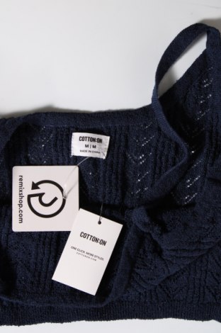 Γυναικείο αμάνικο μπλουζάκι Cotton On, Μέγεθος M, Χρώμα Μπλέ, Τιμή 6,71 €
