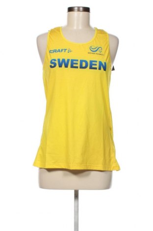 Γυναικείο αμάνικο μπλουζάκι Craft, Μέγεθος L, Χρώμα Κίτρινο, Τιμή 8,21 €