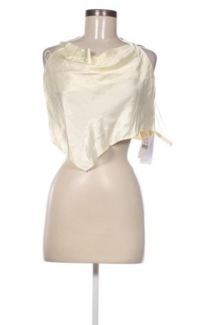 Γυναικείο αμάνικο μπλουζάκι Gina Tricot, Μέγεθος M, Χρώμα Κίτρινο, Τιμή 5,15 €