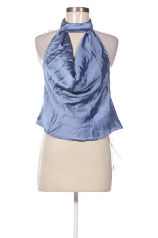 Γυναικείο αμάνικο μπλουζάκι Gina Tricot, Μέγεθος M, Χρώμα Μπλέ, Τιμή 6,68 €