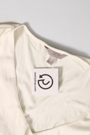 Damska koszulka na ramiączkach H&M, Rozmiar L, Kolor ecru, Cena 15,38 zł