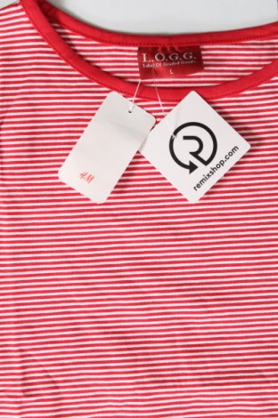 Γυναικείο αμάνικο μπλουζάκι H&M L.O.G.G., Μέγεθος L, Χρώμα Κόκκινο, Τιμή 5,30 €