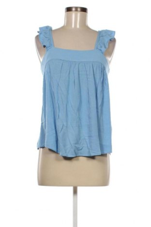 Γυναικείο αμάνικο μπλουζάκι Ichi, Μέγεθος M, Χρώμα Μπλέ, Τιμή 14,95 €