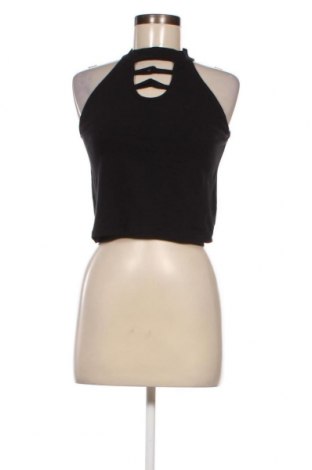 Γυναικείο αμάνικο μπλουζάκι Jennyfer, Μέγεθος L, Χρώμα Μαύρο, Τιμή 4,44 €