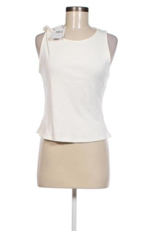 Γυναικείο αμάνικο μπλουζάκι Mango, Μέγεθος L, Χρώμα Λευκό, Τιμή 15,98 €