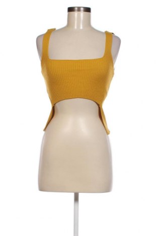 Γυναικείο αμάνικο μπλουζάκι Missguided, Μέγεθος S, Χρώμα Κίτρινο, Τιμή 4,98 €