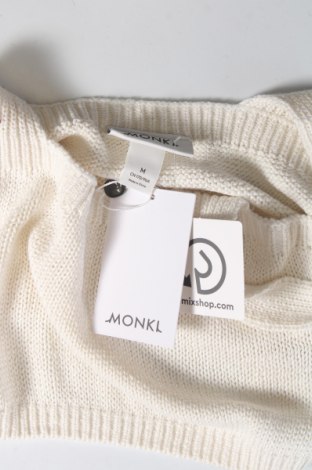 Γυναικείο αμάνικο μπλουζάκι Monki, Μέγεθος M, Χρώμα Λευκό, Τιμή 7,93 €
