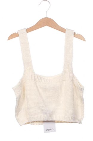 Γυναικείο αμάνικο μπλουζάκι Monki, Μέγεθος M, Χρώμα Λευκό, Τιμή 7,93 €