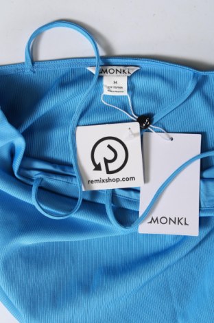 Γυναικείο αμάνικο μπλουζάκι Monki, Μέγεθος M, Χρώμα Μπλέ, Τιμή 4,11 €
