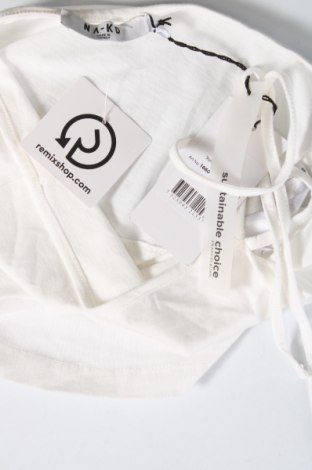 Γυναικείο αμάνικο μπλουζάκι NA-KD, Μέγεθος XXS, Χρώμα Λευκό, Τιμή 4,49 €