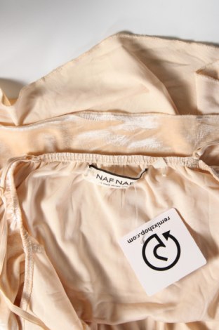 Γυναικείο αμάνικο μπλουζάκι Naf Naf, Μέγεθος S, Χρώμα  Μπέζ, Τιμή 2,97 €