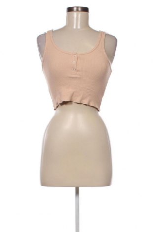 Γυναικείο αμάνικο μπλουζάκι Nude Lucy, Μέγεθος XS, Χρώμα  Μπέζ, Τιμή 3,12 €