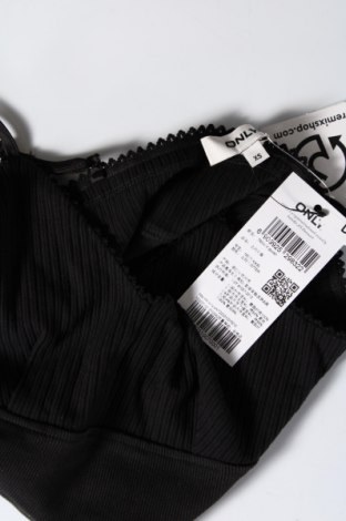 Γυναικείο αμάνικο μπλουζάκι ONLY, Μέγεθος XS, Χρώμα Μαύρο, Τιμή 6,26 €