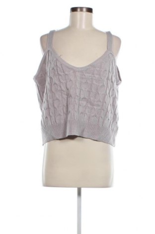 Γυναικείο αμάνικο μπλουζάκι SHEIN, Μέγεθος XL, Χρώμα Γκρί, Τιμή 2,97 €