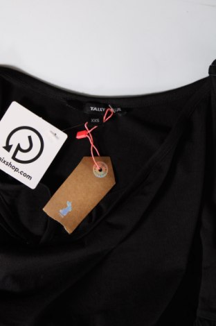 Γυναικείο αμάνικο μπλουζάκι Tally Weijl, Μέγεθος XXS, Χρώμα Μαύρο, Τιμή 2,71 €