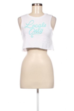 Γυναικείο αμάνικο μπλουζάκι Tally Weijl, Μέγεθος XS, Χρώμα Λευκό, Τιμή 4,00 €