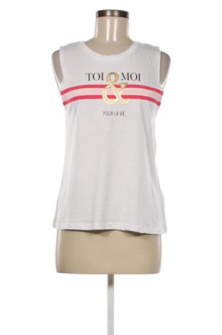 Γυναικείο αμάνικο μπλουζάκι Tally Weijl, Μέγεθος M, Χρώμα Λευκό, Τιμή 5,73 €