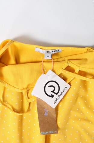 Γυναικείο αμάνικο μπλουζάκι Tally Weijl, Μέγεθος XS, Χρώμα Κίτρινο, Τιμή 10,82 €