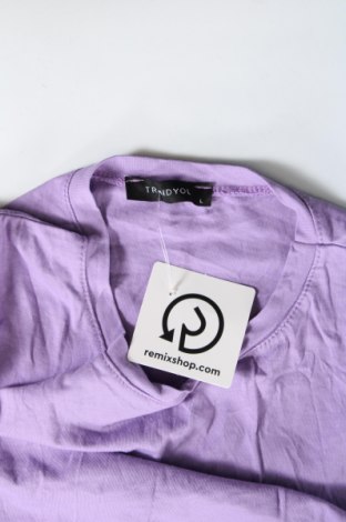 Γυναικείο αμάνικο μπλουζάκι Trendyol, Μέγεθος L, Χρώμα Βιολετί, Τιμή 18,45 €