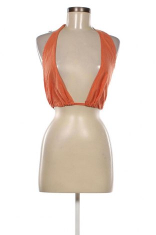 Γυναικείο αμάνικο μπλουζάκι Trendyol, Μέγεθος M, Χρώμα Πορτοκαλί, Τιμή 3,74 €