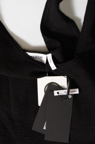 Γυναικείο αμάνικο μπλουζάκι Weekday, Μέγεθος XL, Χρώμα Μαύρο, Τιμή 4,98 €