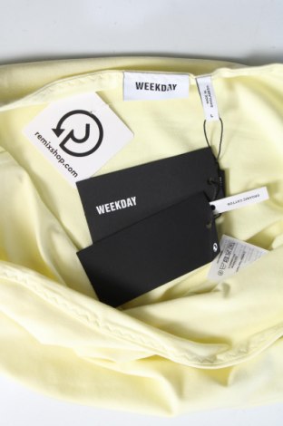 Γυναικείο αμάνικο μπλουζάκι Weekday, Μέγεθος L, Χρώμα Κίτρινο, Τιμή 3,79 €