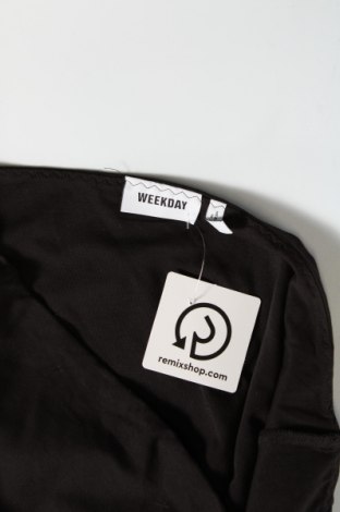 Γυναικείο αμάνικο μπλουζάκι Weekday, Μέγεθος L, Χρώμα Μαύρο, Τιμή 6,82 €