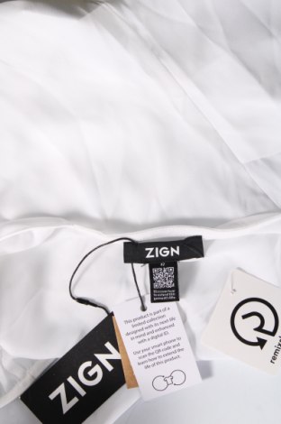 Γυναικείο αμάνικο μπλουζάκι Zign, Μέγεθος L, Χρώμα Λευκό, Τιμή 4,34 €