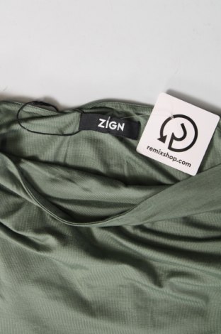 Damska koszulka na ramiączkach Zign, Rozmiar XL, Kolor Zielony, Cena 21,64 zł