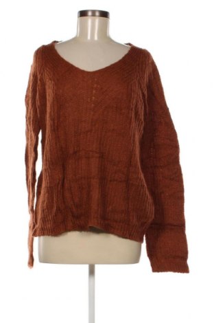 Дамски пуловер, Размер XL, Цвят Кафяв, Цена 8,70 лв.