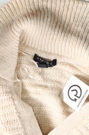 Pulover de femei Amisu, Mărime L, Culoare Ecru, Preț 23,85 Lei