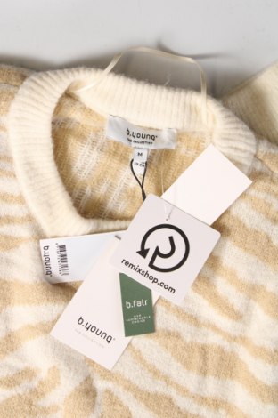 Дамски пуловер B.Young, Размер M, Цвят Бежов, Цена 20,40 лв.