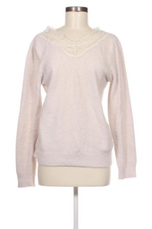 Дамски пуловер Bluoltre, Размер M, Цвят Бежов, Цена 8,70 лв.