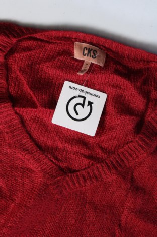 Damenpullover CKS, Größe M, Farbe Rot, Preis 3,37 €