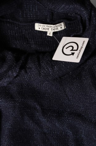 Γυναικείο πουλόβερ Cache Cache, Μέγεθος M, Χρώμα Μπλέ, Τιμή 5,38 €