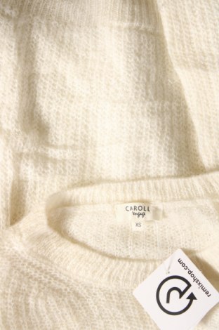 Γυναικείο πουλόβερ Caroll, Μέγεθος XS, Χρώμα Εκρού, Τιμή 12,25 €