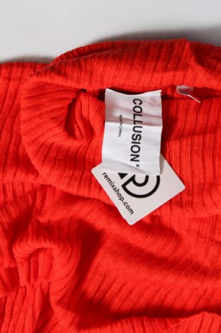 Γυναικείο πουλόβερ Collusion, Μέγεθος L, Χρώμα Κόκκινο, Τιμή 4,49 €