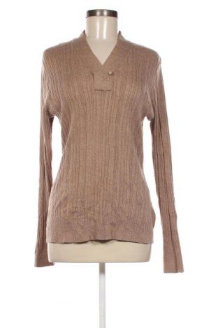 Дамски пуловер Croft & Barrow, Размер L, Цвят Бежов, Цена 8,70 лв.
