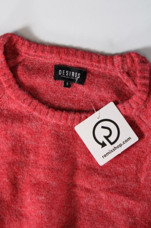 Дамски пуловер Desires, Размер S, Цвят Розов, Цена 7,25 лв.