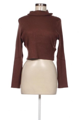 Дамски пуловер Even&Odd, Размер XXL, Цвят Кафяв, Цена 27,14 лв.