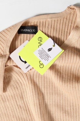 Дамски пуловер Even&Odd, Размер L, Цвят Бежов, Цена 46,00 лв.