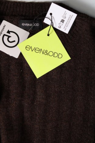 Γυναικείο πουλόβερ Even&Odd, Μέγεθος L, Χρώμα Καφέ, Τιμή 6,40 €