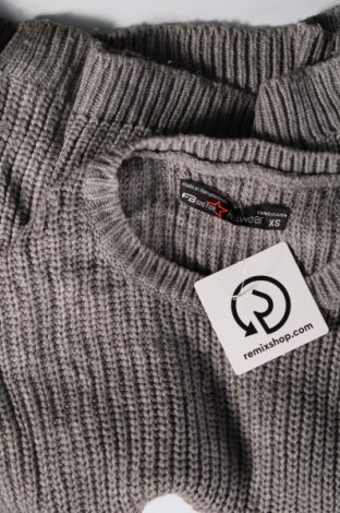 Дамски пуловер Fb Sister, Размер XS, Цвят Сив, Цена 8,99 лв.