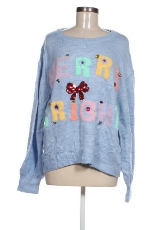 Дамски пуловер George, Размер XL, Цвят Син, Цена 5,22 лв.