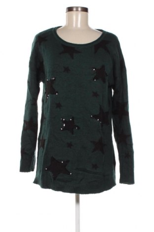 Дамски пуловер Gina, Размер M, Цвят Зелен, Цена 7,25 лв.