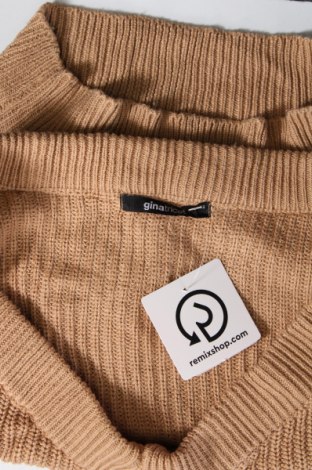 Дамски пуловер Gina Tricot, Размер XS, Цвят Бежов, Цена 7,40 лв.