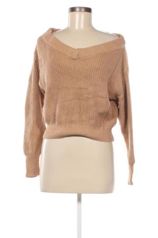 Дамски пуловер Gina Tricot, Размер XS, Цвят Бежов, Цена 5,20 лв.