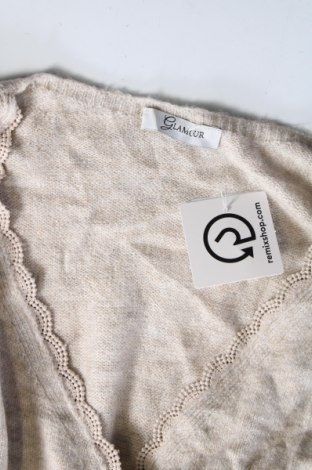 Γυναικείο πουλόβερ Glamour, Μέγεθος M, Χρώμα  Μπέζ, Τιμή 4,49 €